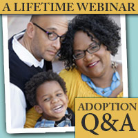 webinar topics include helping a birth mother