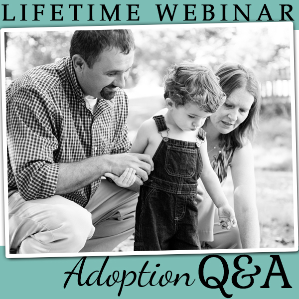 adoptive couple whare what is on their mind in webinar