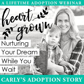 Carly tells her Heart Grown adoption story