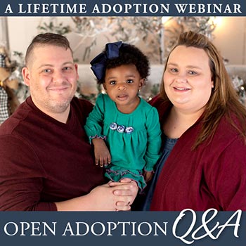 Questions and answers webinar about open adoption for hopeful adoptive parents